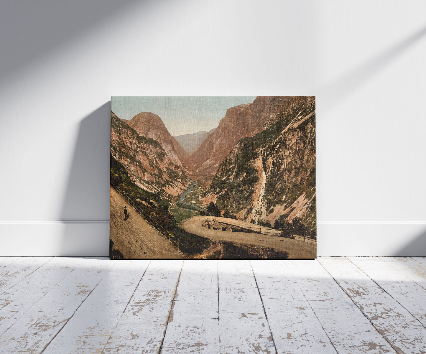 A picture of Naerodalen (i.e. Nærøydalen) Norway