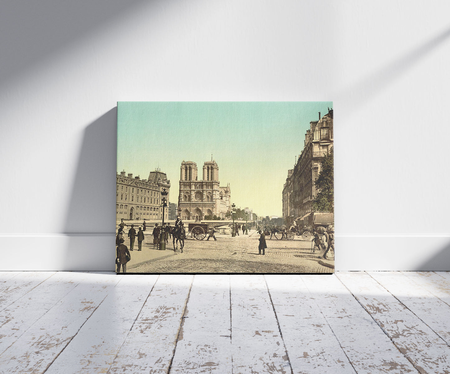 A picture of Notre Dame, and St. Michael bridge, Paris, France