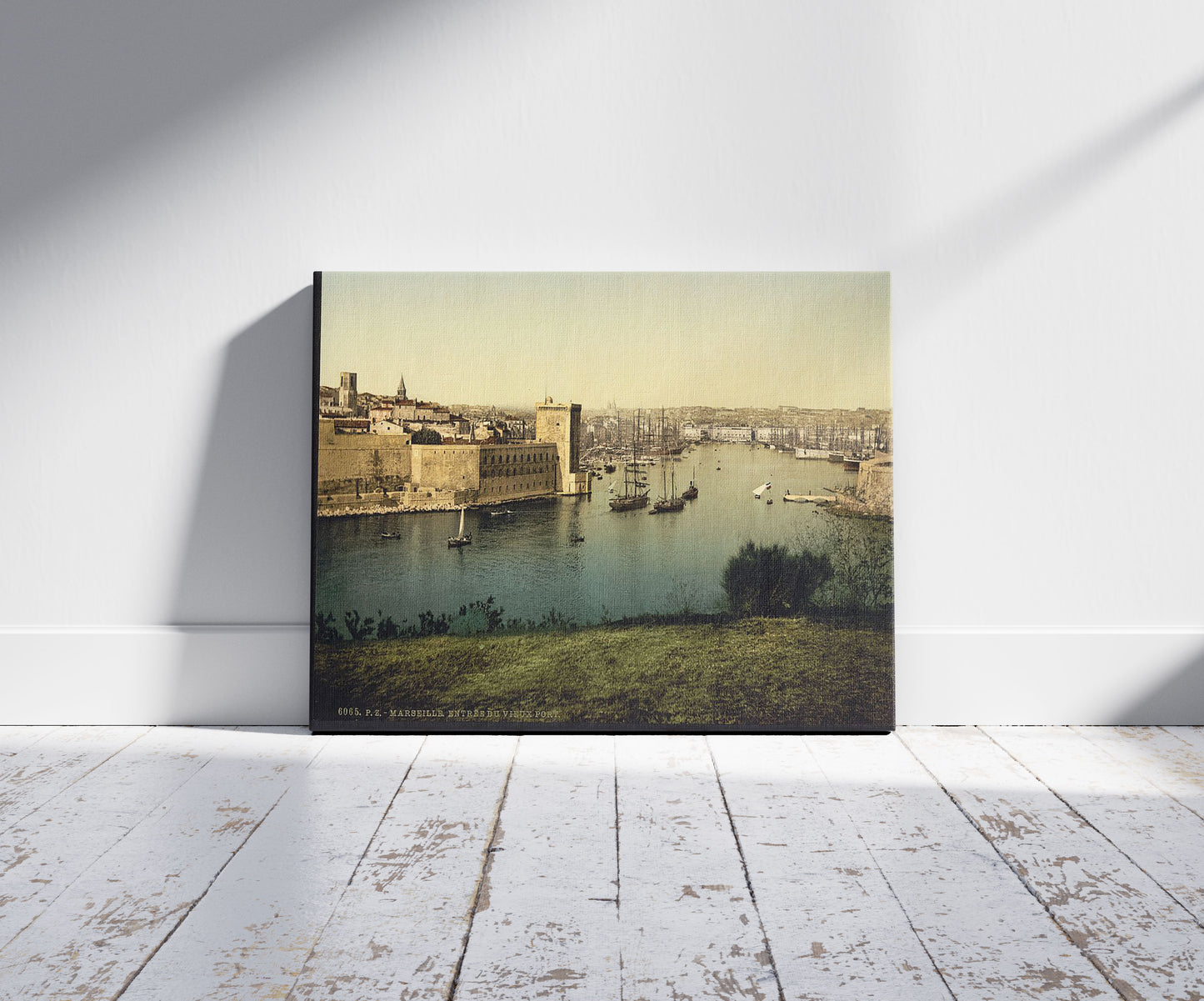 A picture of Part of the old harbor, Marseilles, France