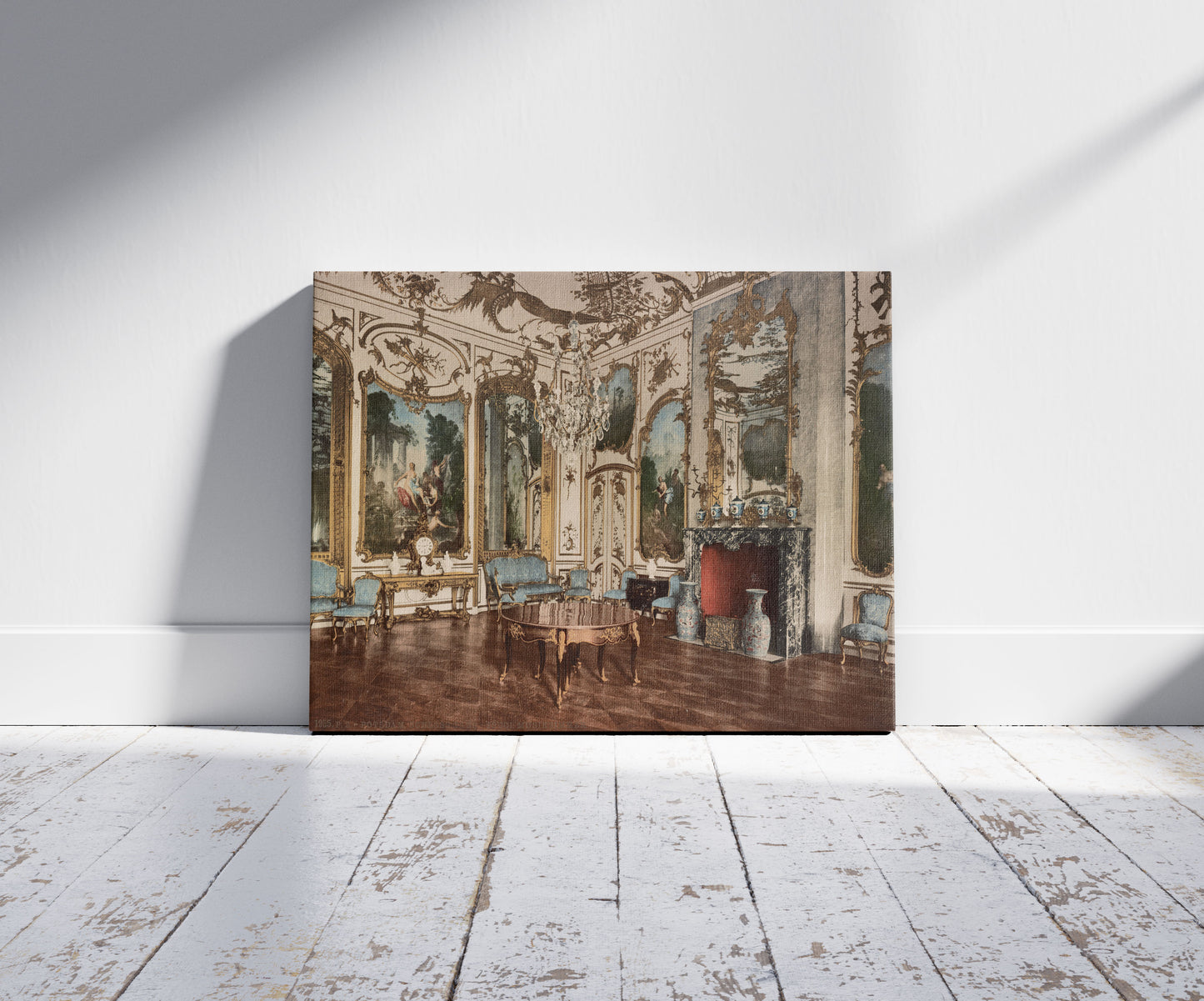 A picture of Potsdam. Schloss Sans-souci. Musikzimmer