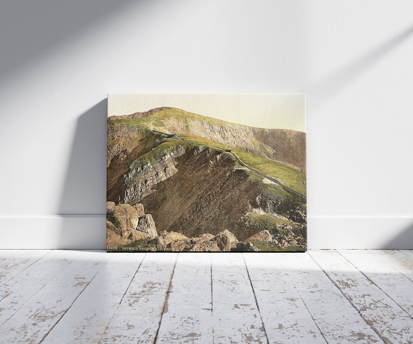 A picture of Railway and Crib Goch, Snowdon, Wales