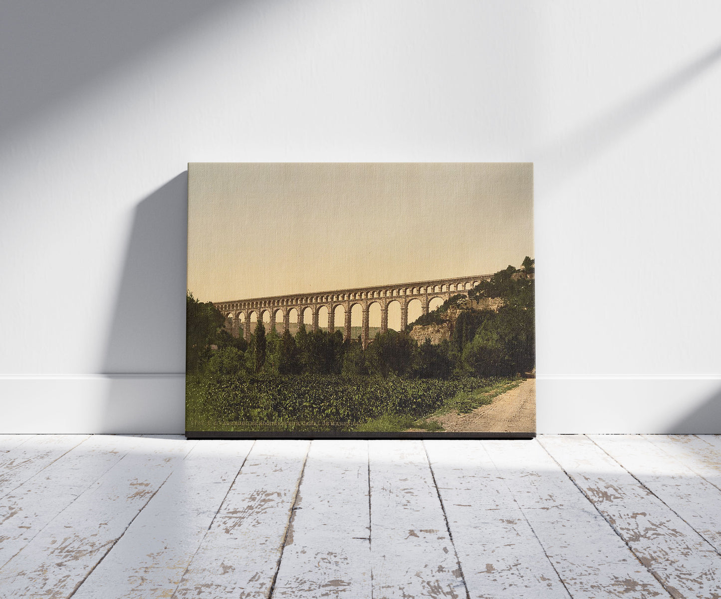 A picture of Roquefavour Aqueduct, Marseilles Canal, Orange, Provence, France