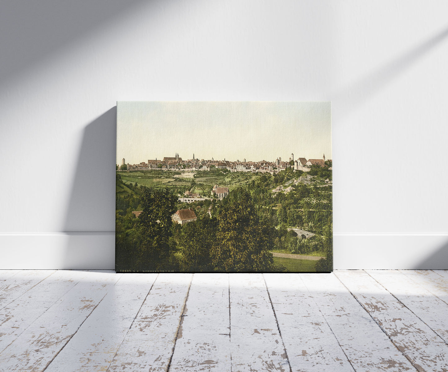 A picture of Rothenburg (i.e. ob der Tauber), general view, Bavaria, Germany