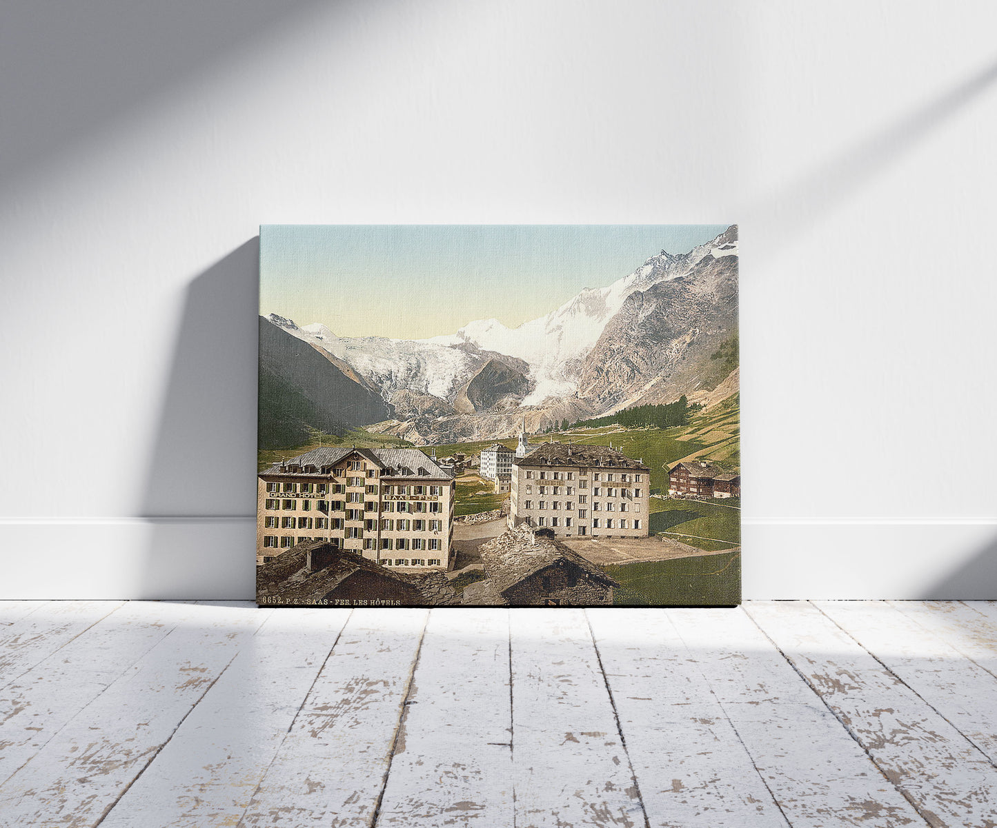 A picture of Saas Fee, the hotels, Valais, Alps of, Switzerland