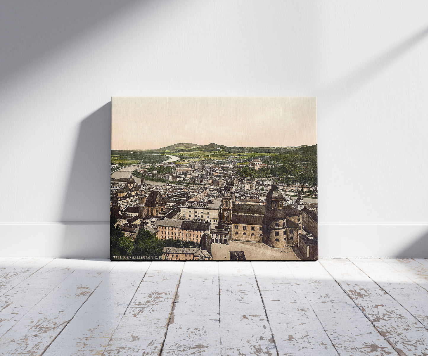 A picture of Salzburg, from Maria Plain, Austro-Hungary