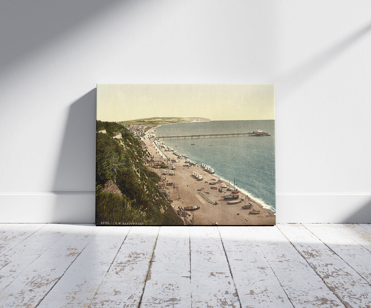 A picture of Sandown Bay, Isle of Wight, England