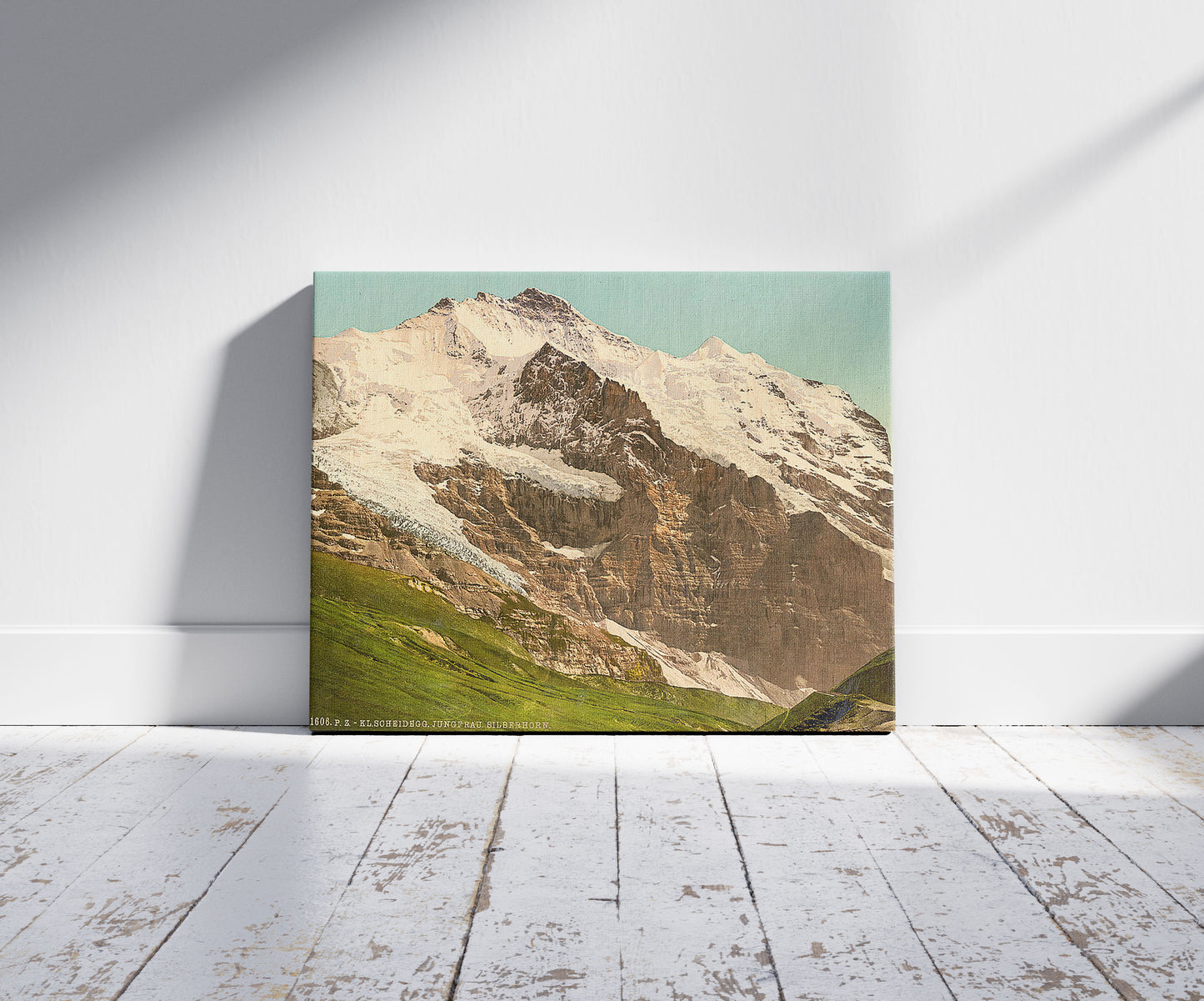 A picture of Scheidegg, Jungfrau and Silberhorn, Bernese Oberland, Switzerland