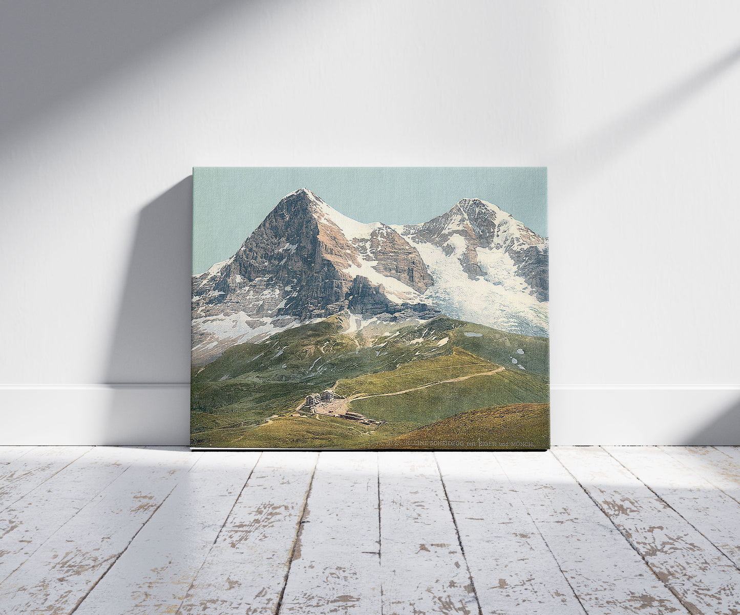 A picture of Scheidegg, Mount Eiger and Mönch, Bernese Oberland, Switzerland