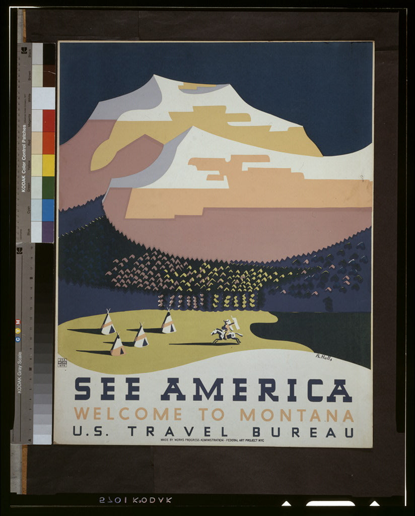 A picture of See America. Welcome to Montana