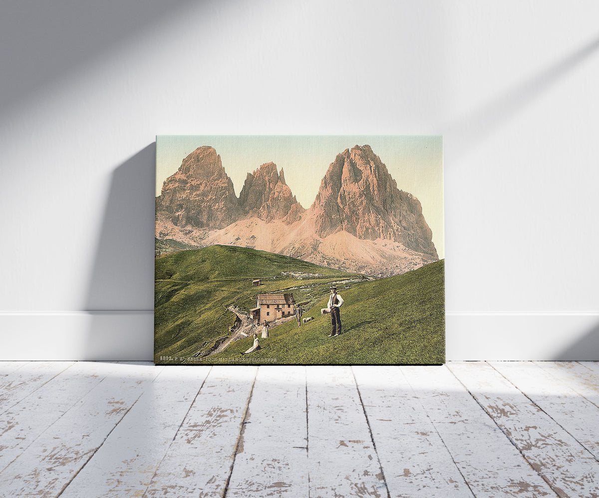 A picture of Sella Joch and Langkofl, Tyrol, Austro-Hungary