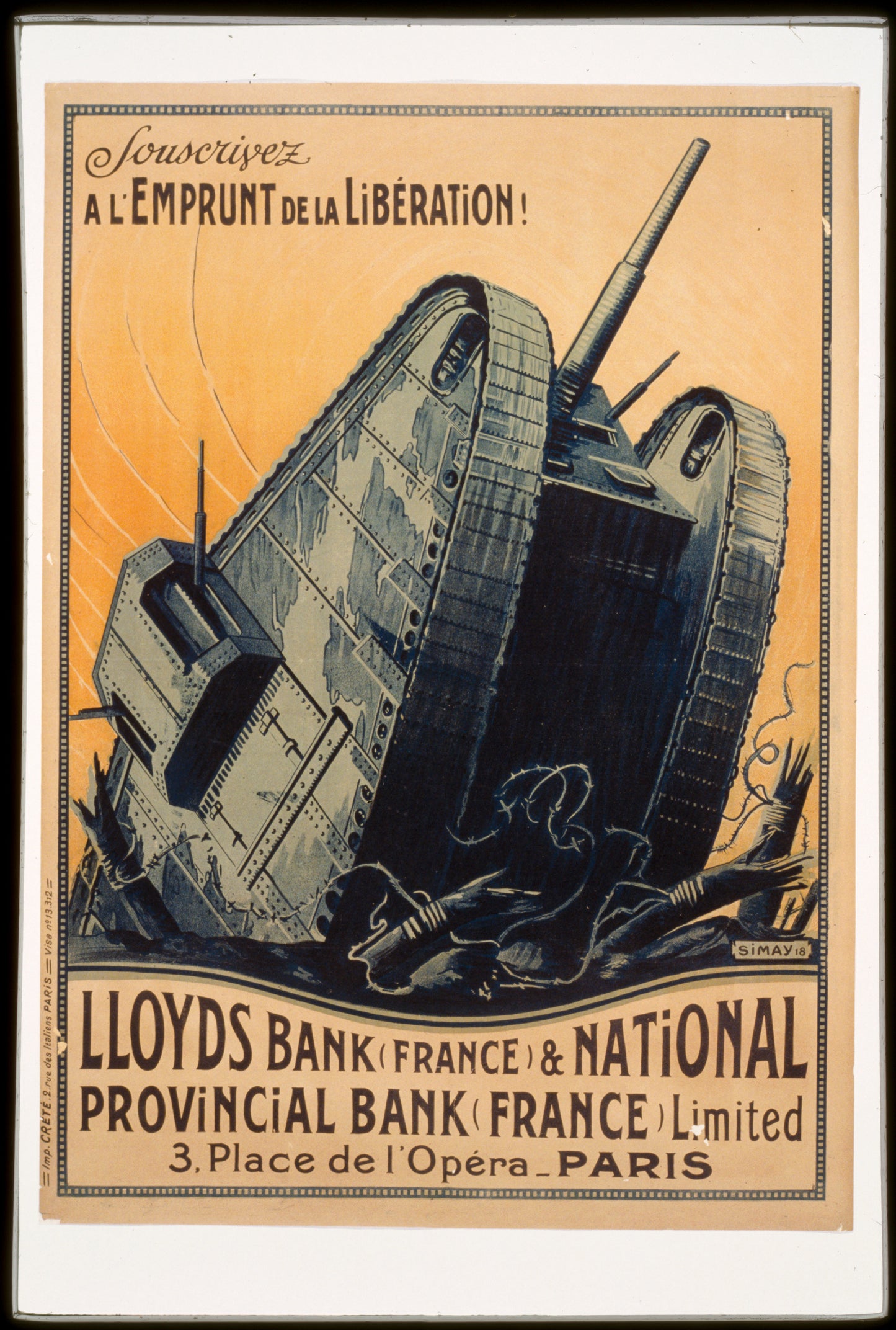 A picture of Souscrivez a l'Emprunt de la Liboeration! Lloyds Bank (France) and National Provincial Bank (France) Limited