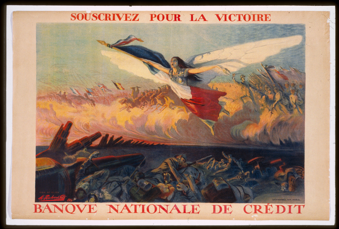 A picture of Souscrivez pour la victoire. Banque Nationale de Crédit
