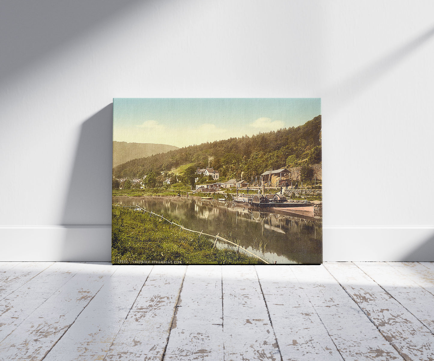 A picture of Steamboat pier, Trefriew (i.e. Trefriw), Wales