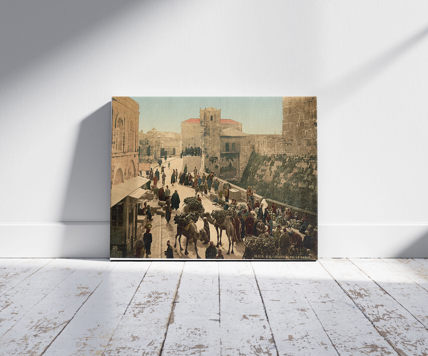 A picture of Street of the Tower of David, the bazaar, Jerusalem, Holy Land