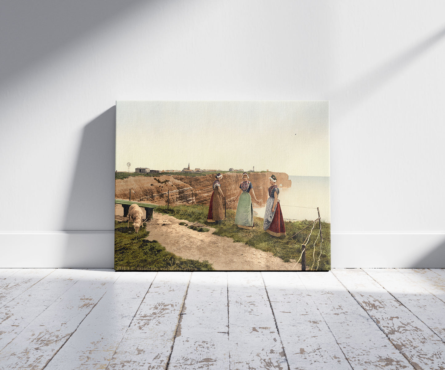 A picture of Study of the west side, Helgoland, Germany