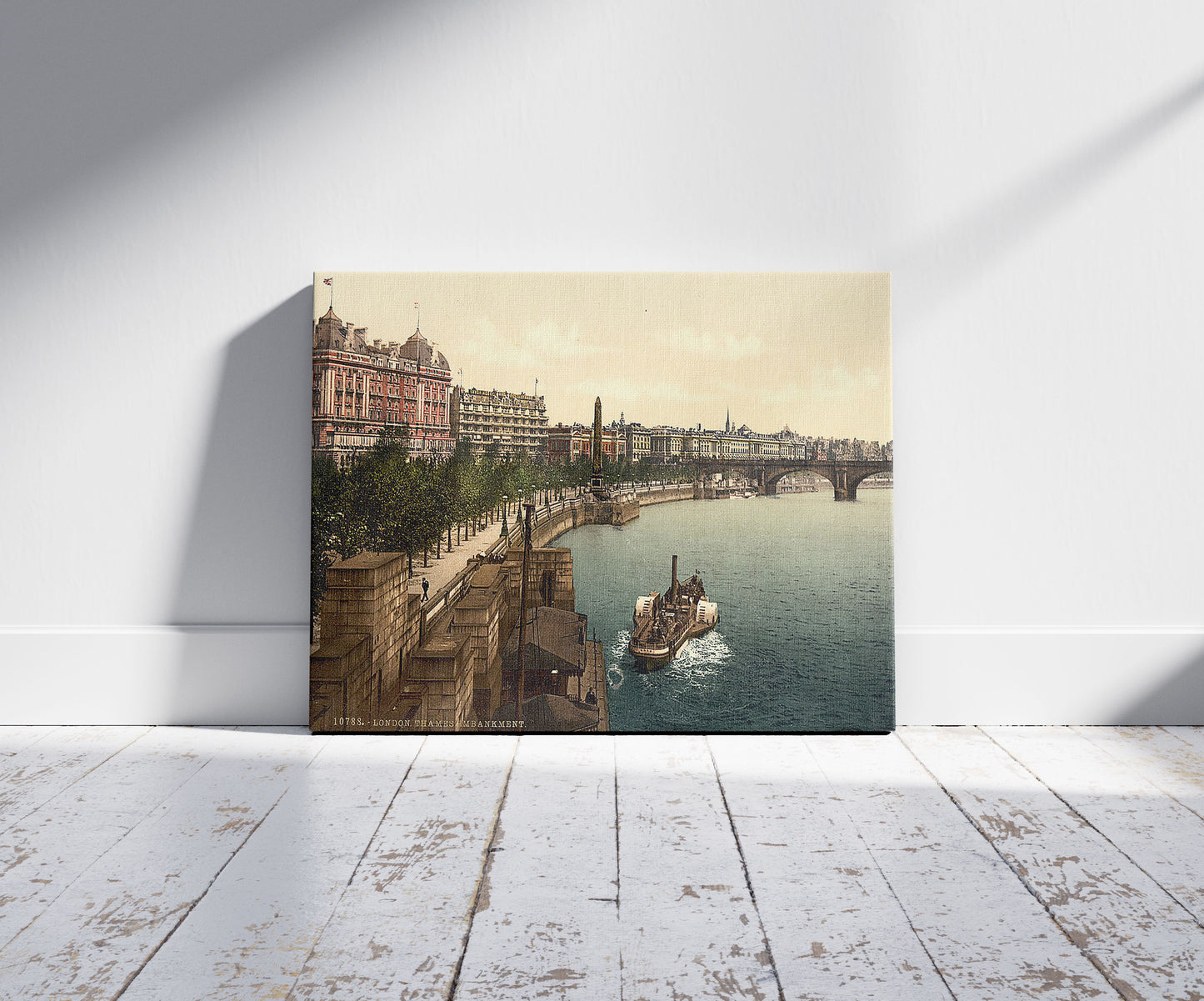 A picture of Thames embankment, London, England