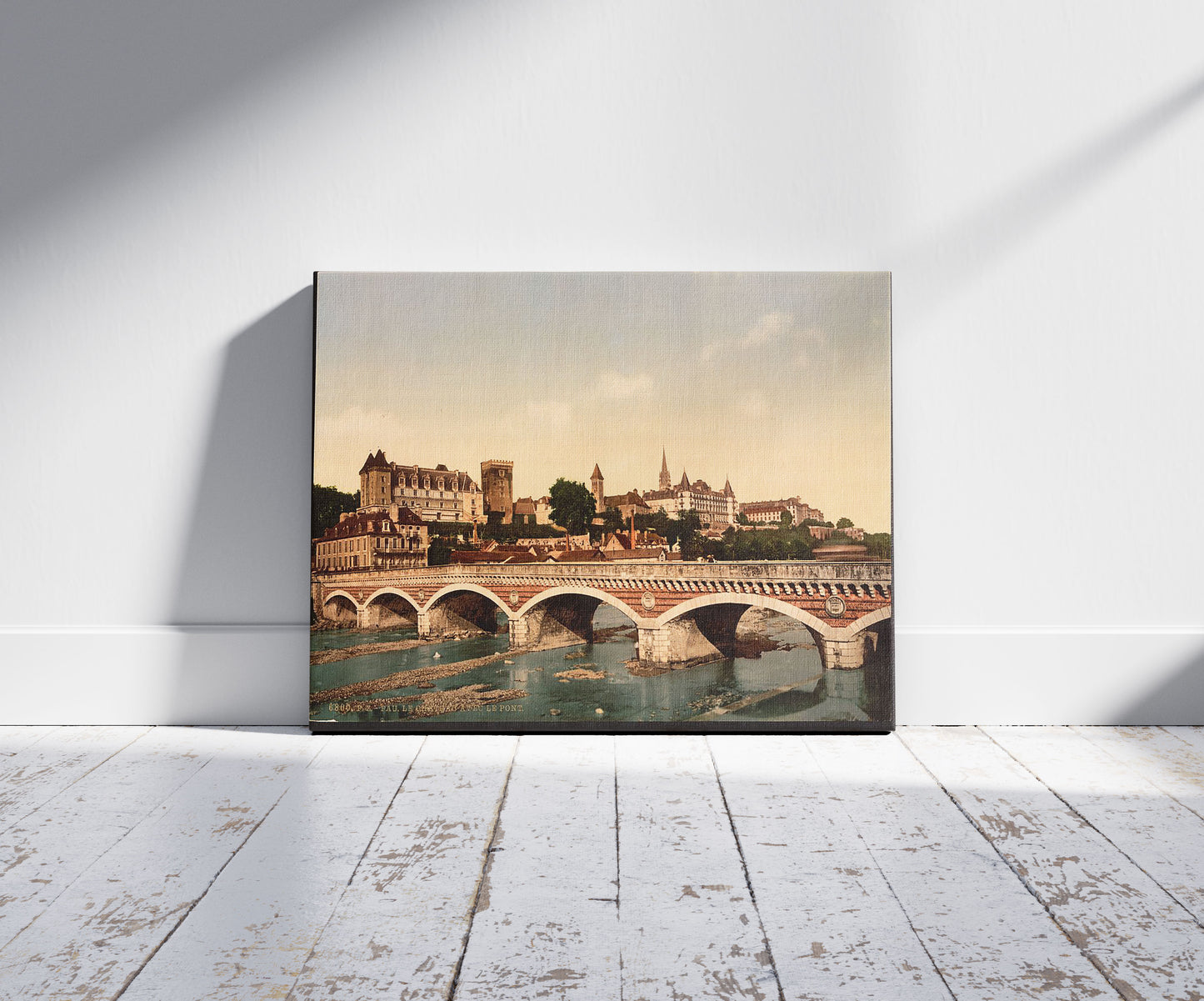A picture of The castle and bridge, Pau, Pyrenees, France