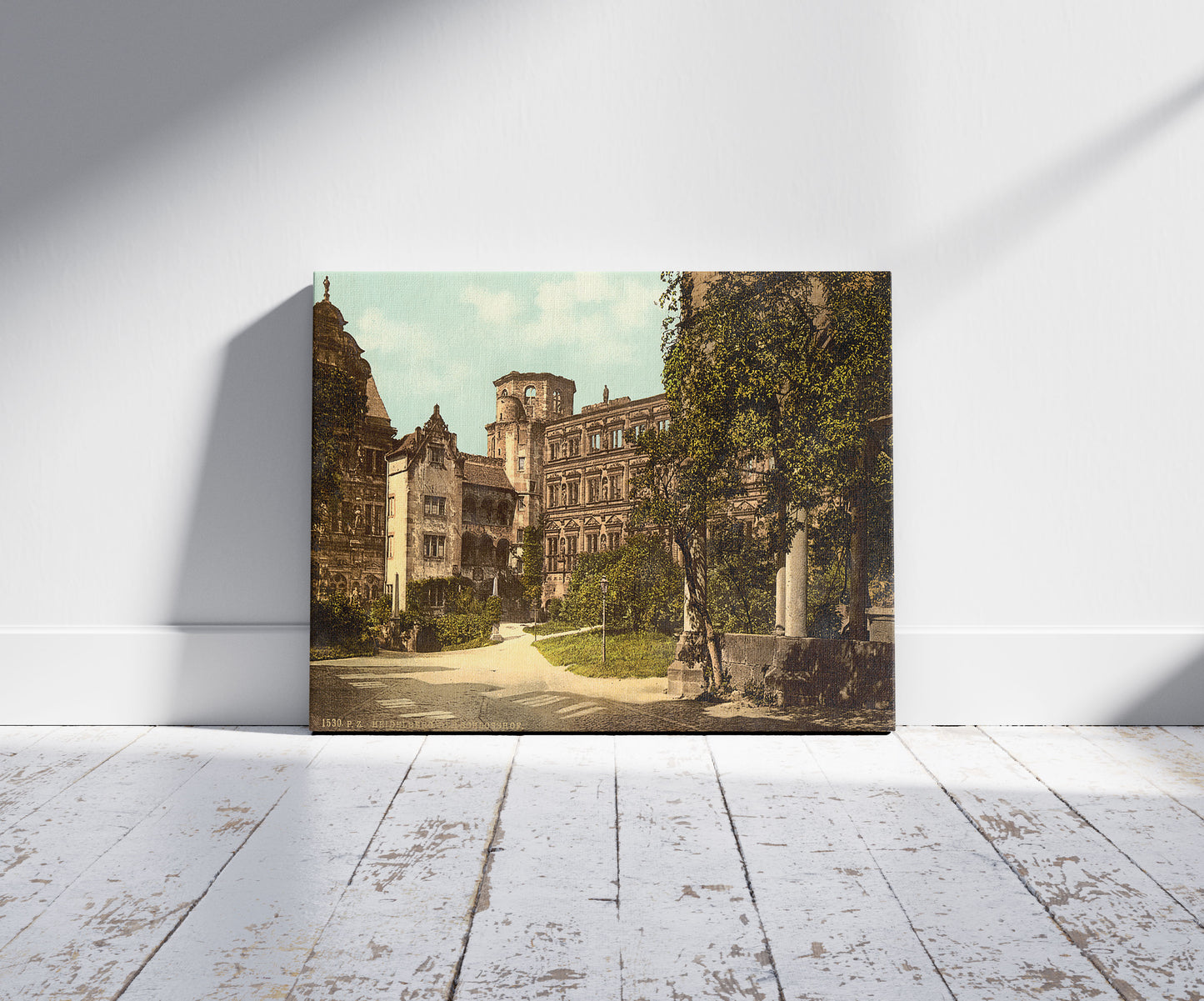 A picture of The Castle Yard, Heidelberg, Baden, Germany