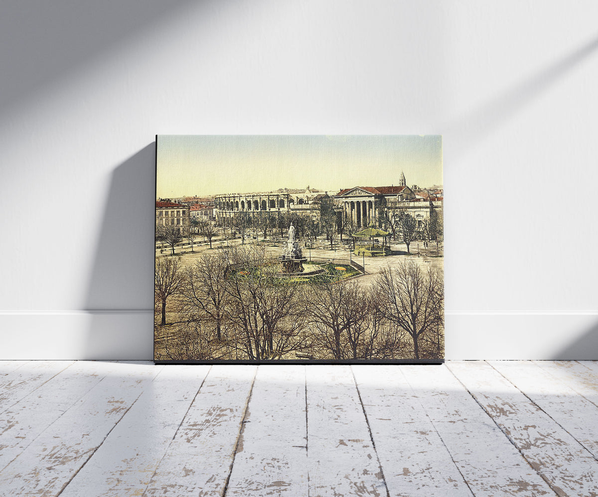 A picture of The esplanade, Nîmes, France