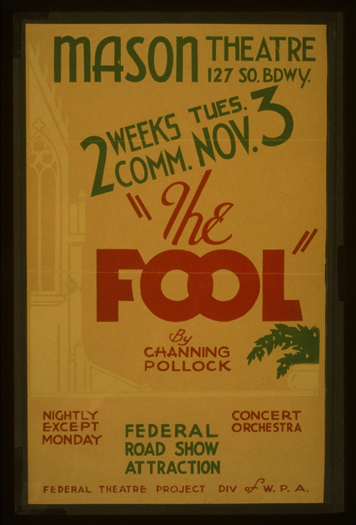 A picture of "The fool" by Channing Pollock