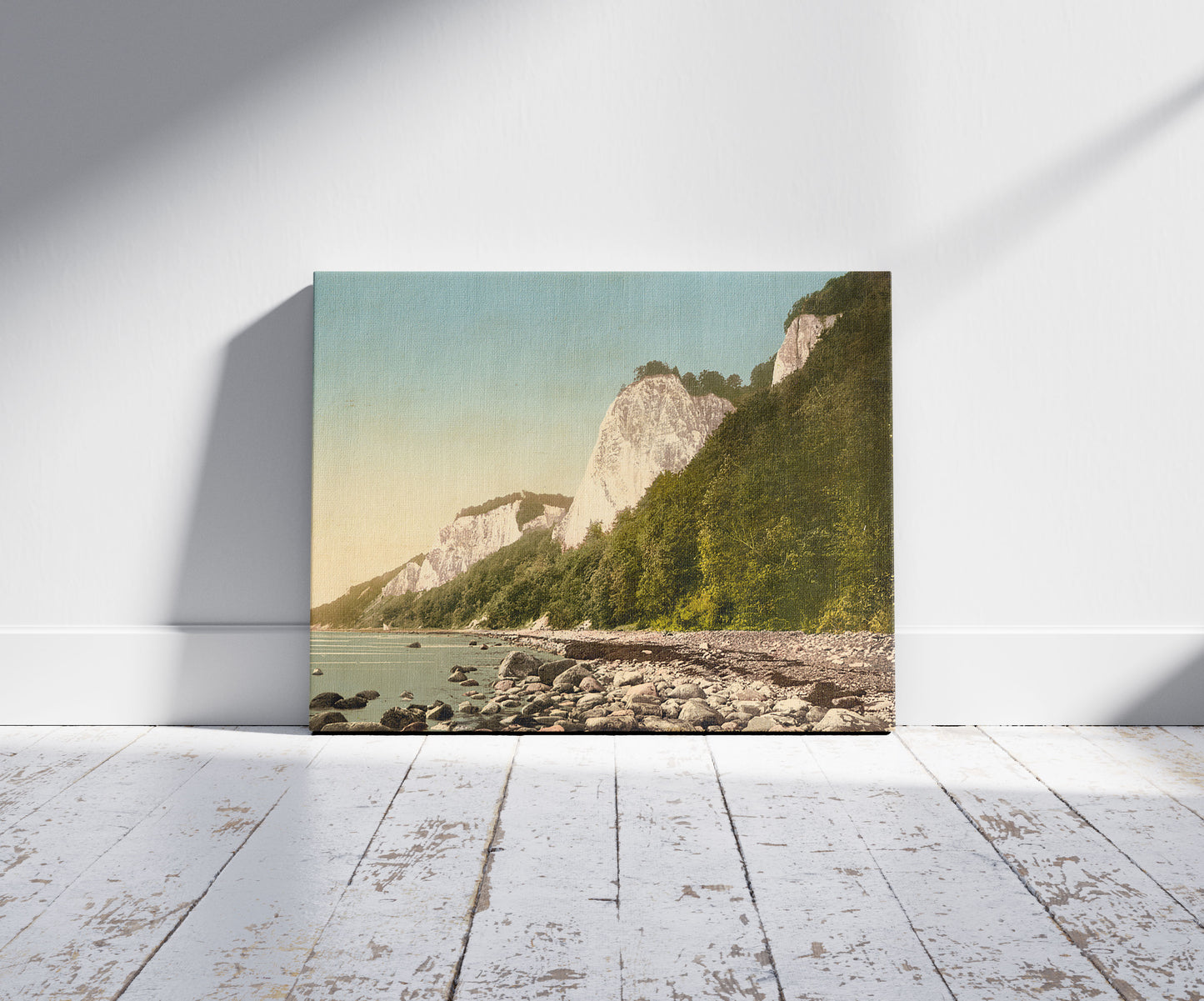 A picture of The Konigsstuhl, seen from strand, Stubbenkammer, Isle of Rugen, Germany