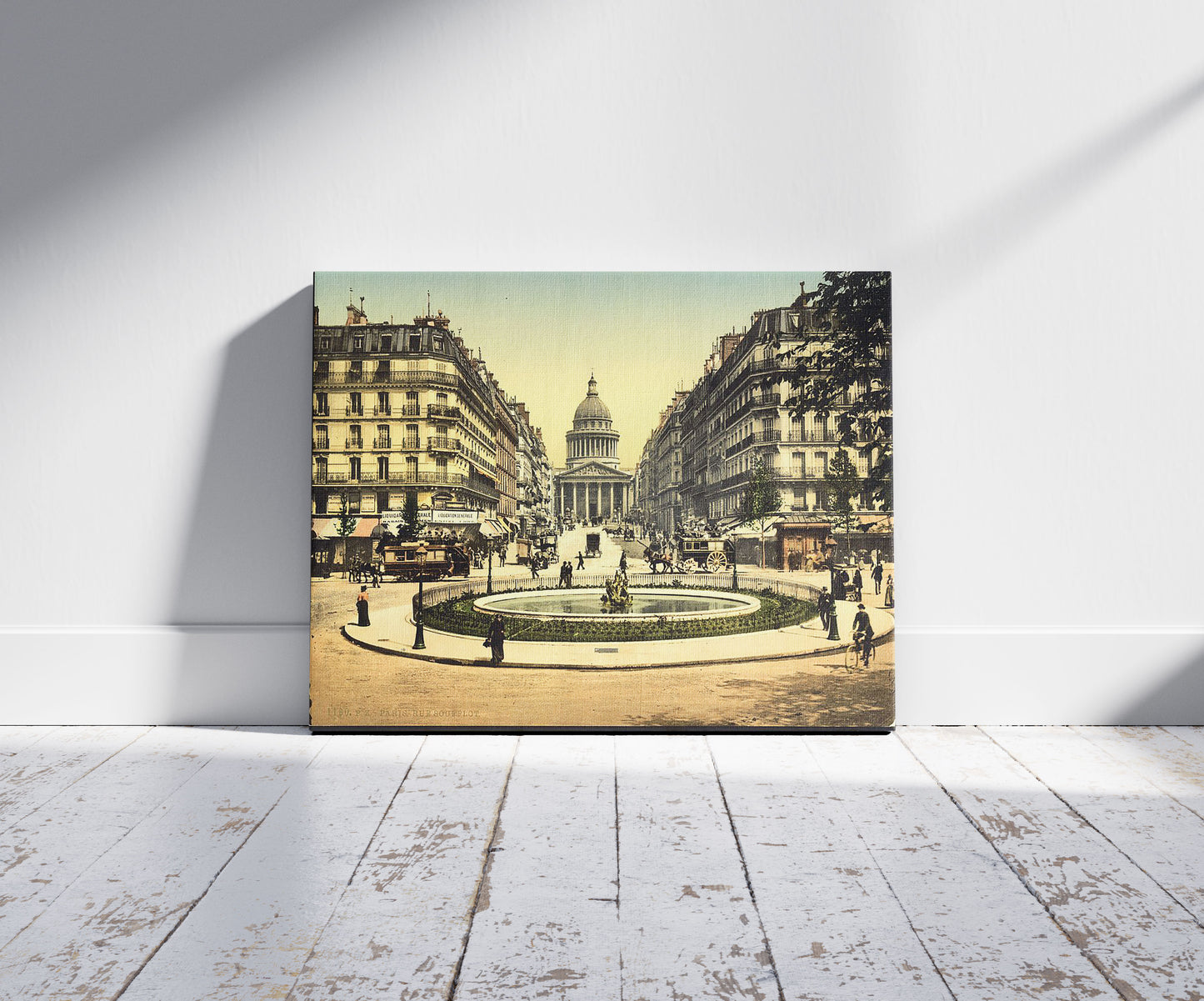 A picture of The Pantheon and the rue Soufflot, Paris, France