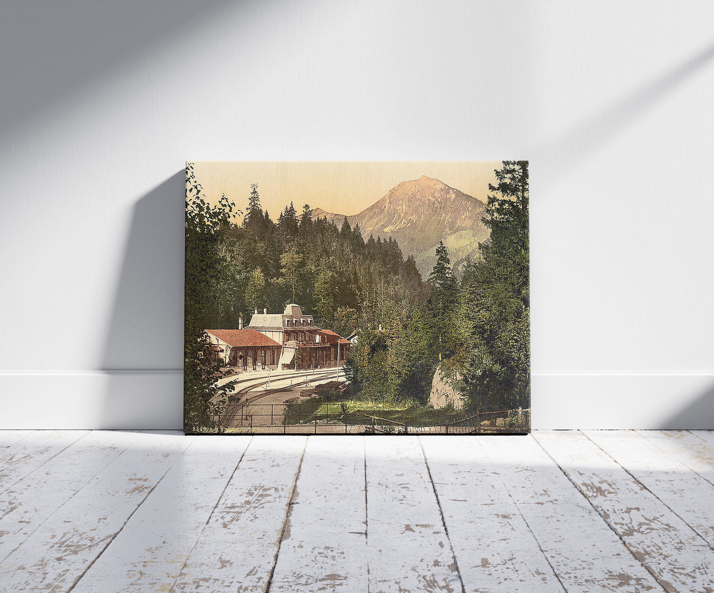 A picture of The railway station, Brunig, Bernese Oberland, Switzerland