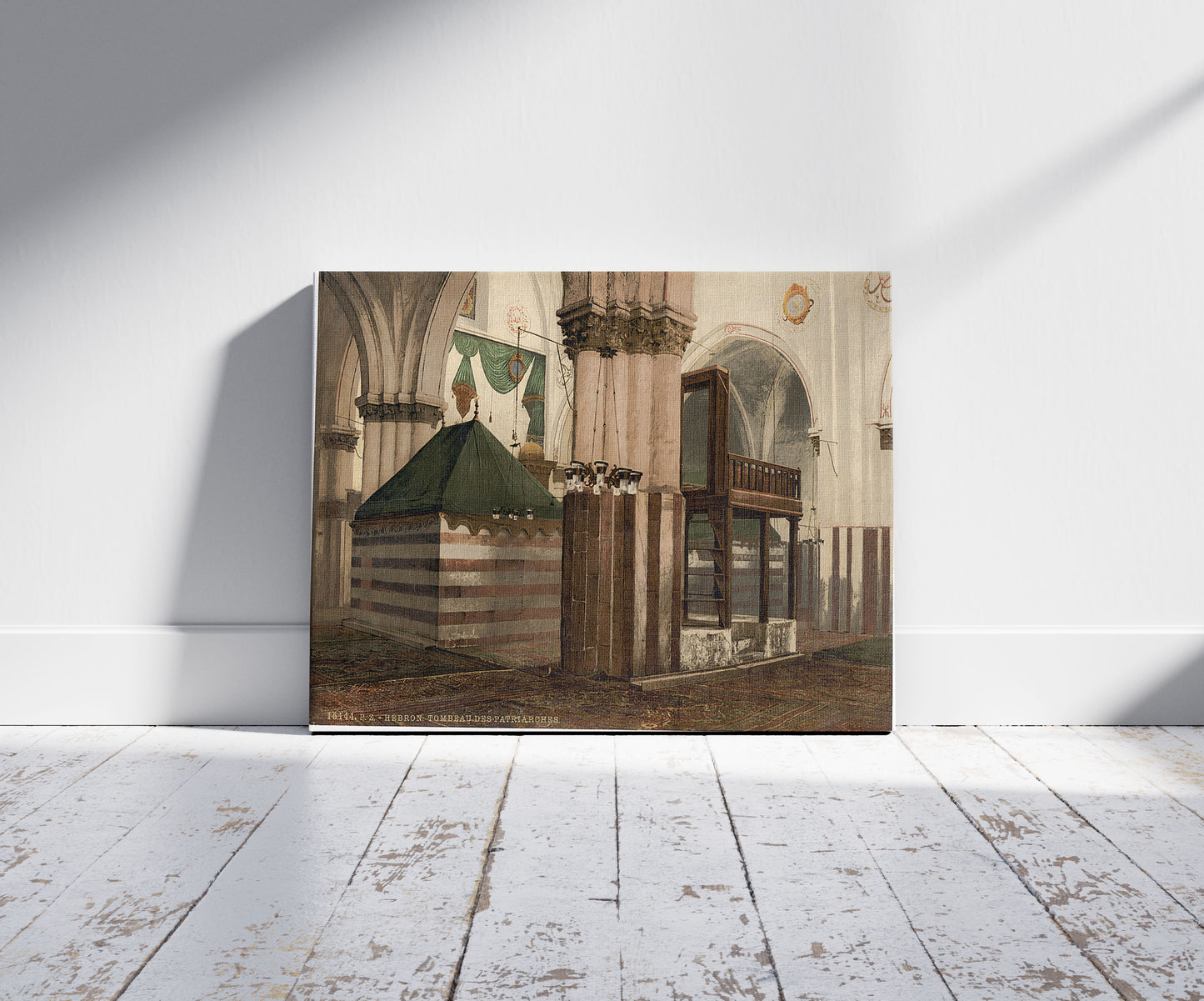 A picture of Tombs of the patriarchs, Hebron, Holy Land, (i.e., West Bank)
