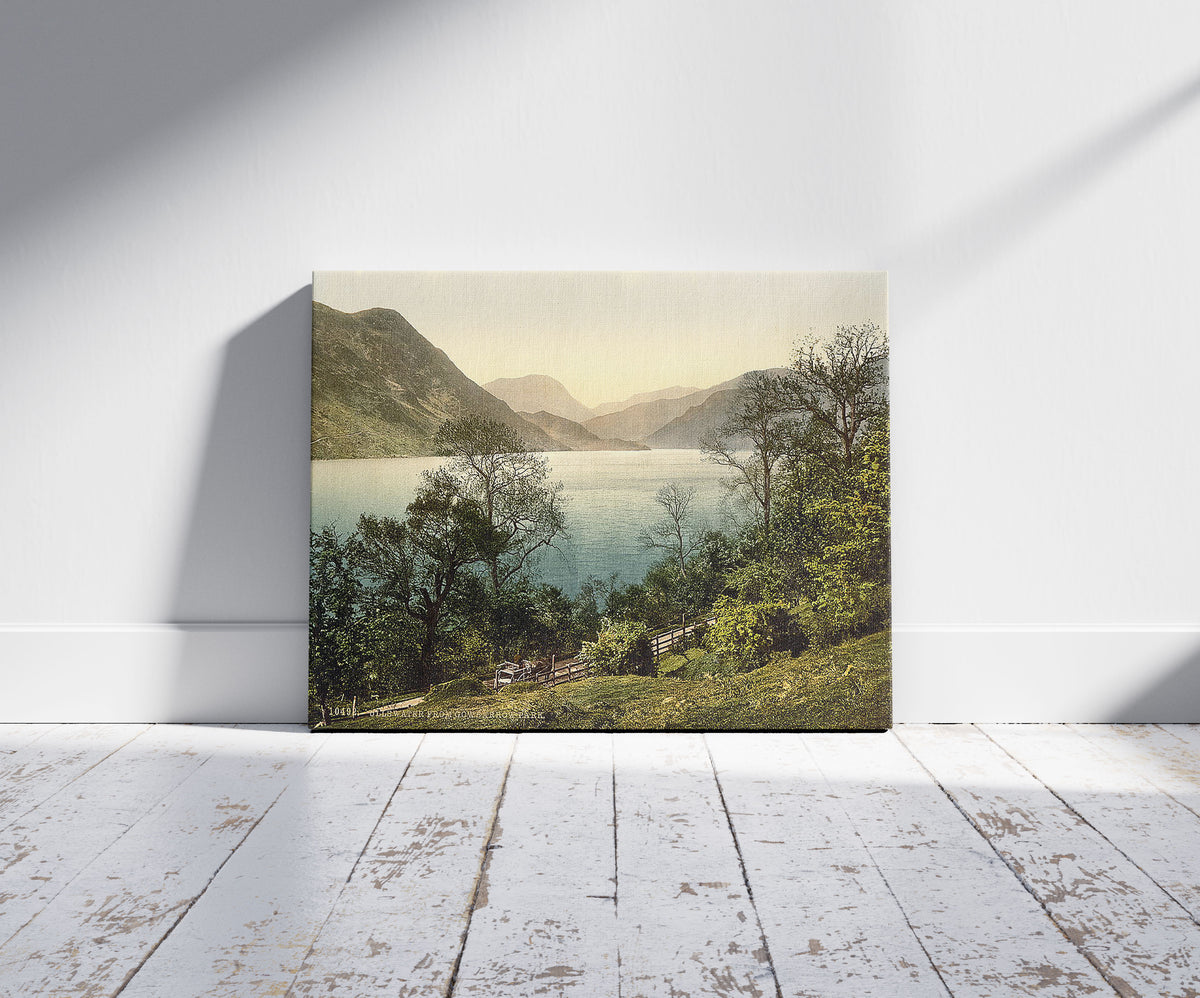 A picture of Ullswater, from Gowbarrow Park, Lake District, England