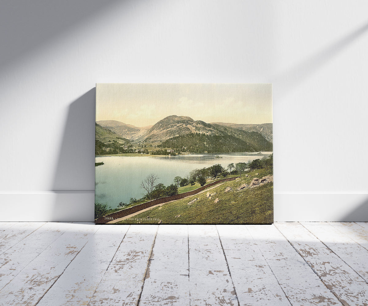 A picture of Ullswater, from Place Fell, Lake District, England