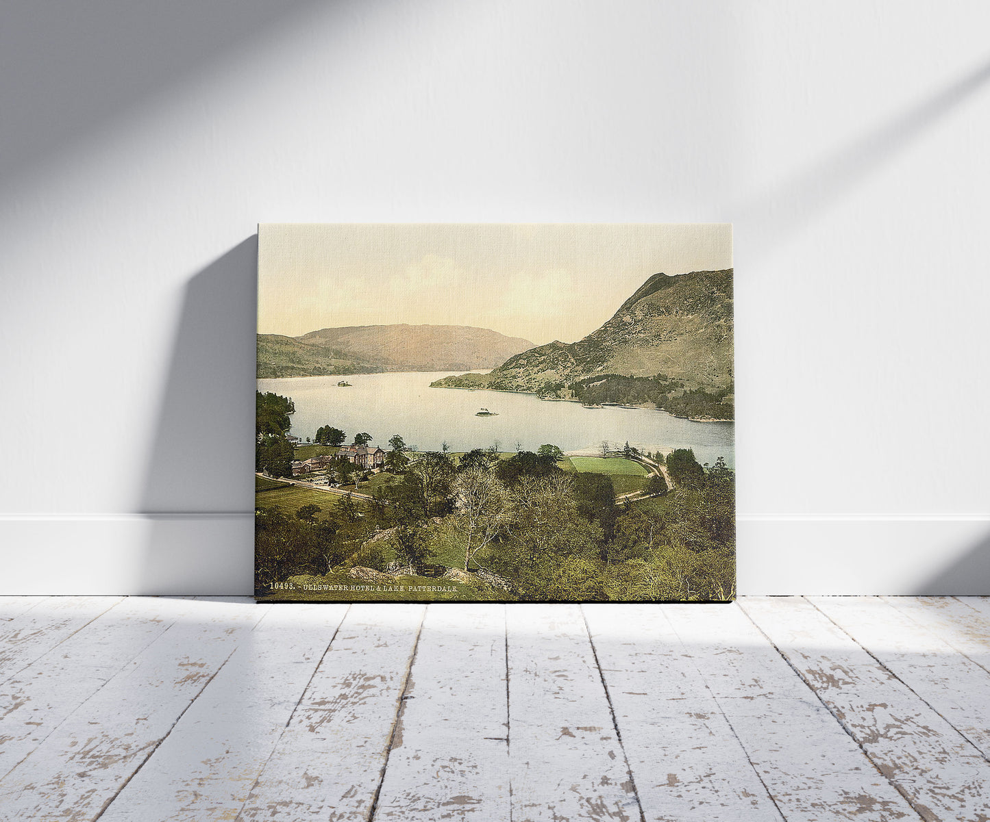 A picture of Ullswater, hotel and lake, Patterdale, Lake District, England
