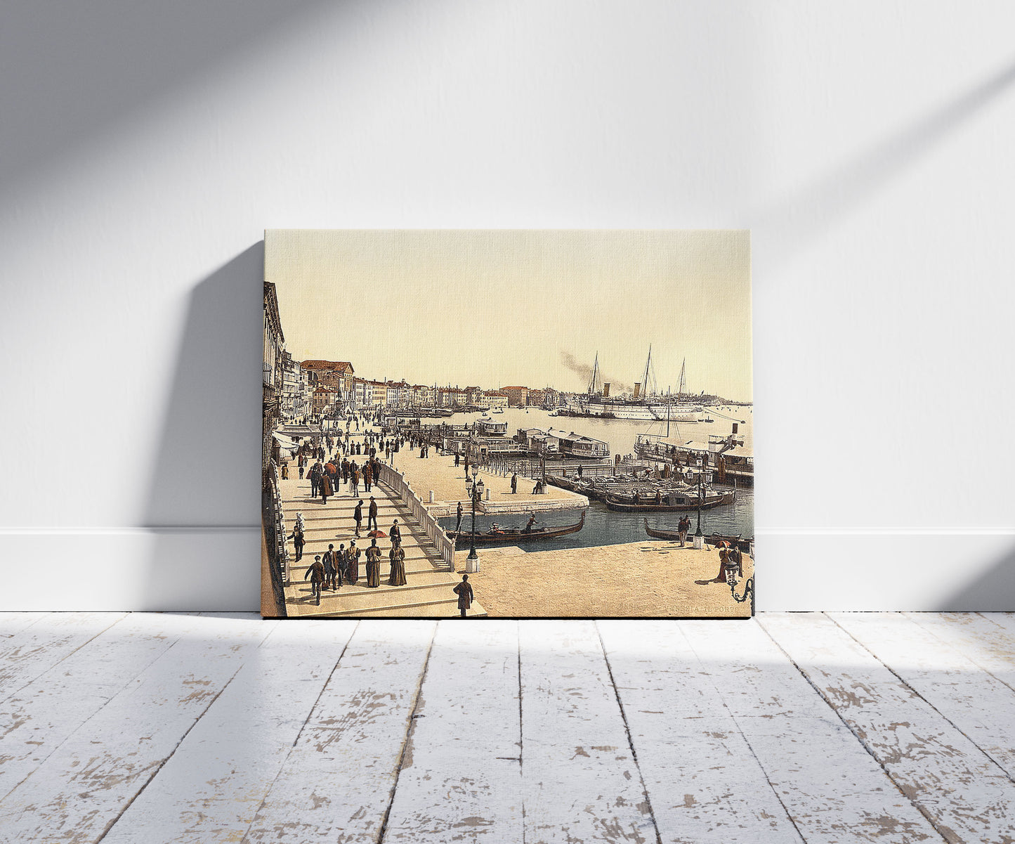 A picture of Venice harbor and Palazzo dei Dogi, Venice, Italy