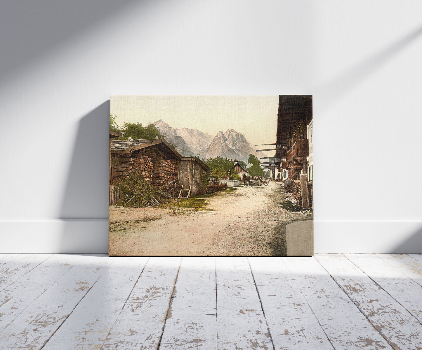 A picture of Village street, Garmisch, Upper Bavaria, Germany