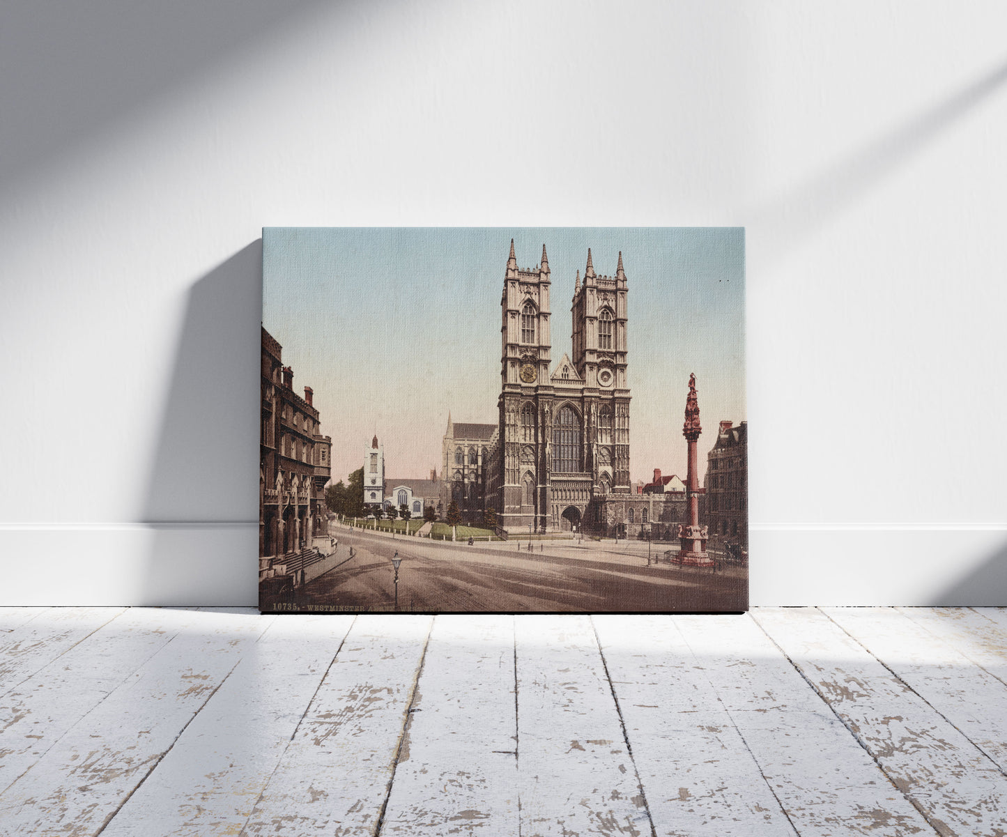 A picture of Westminster Abbey. West Front