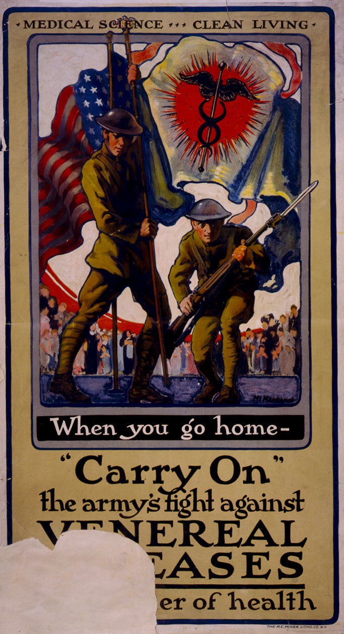 A picture of When you go home - "carry on" the army's fight against venereal diseases