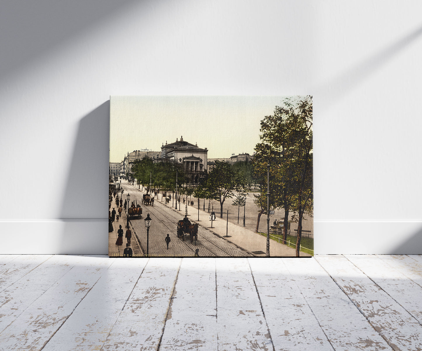 A picture of Wilhelmsplatz and theatre, Posen, Germany (i.e., Poznań Poland)