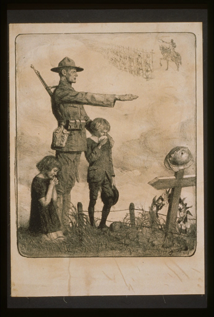 A picture of 1778-1783 America owes France the most unalterable gratitude. 1917- . . . French comrade, your children shall be as our children. American Ouvroir Funds