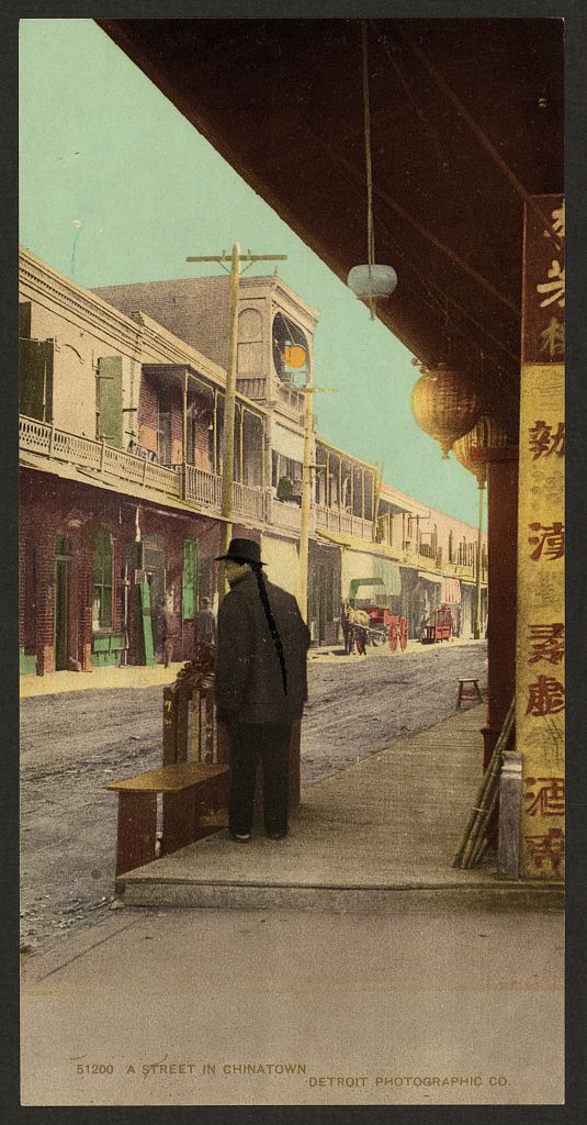 A picture of A street in Chinatown