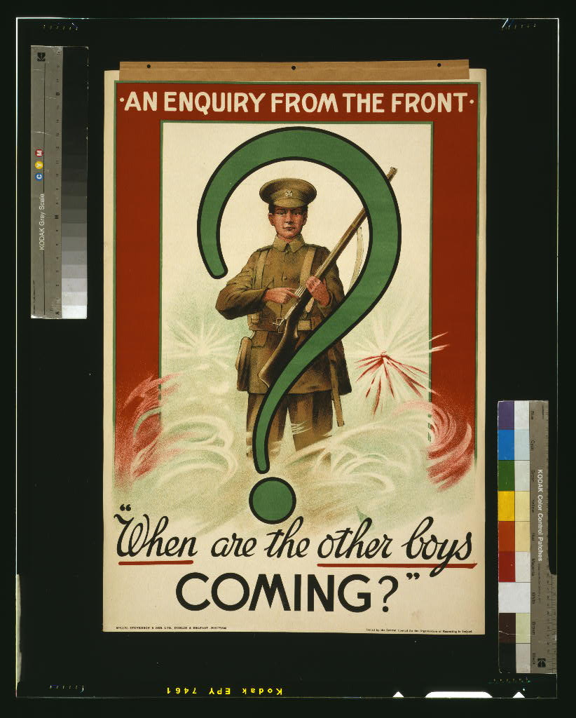 A picture of An enquiry from the front