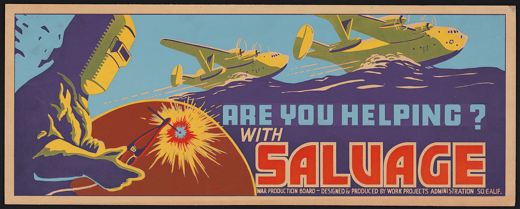 A picture of Are you helping? with salvage