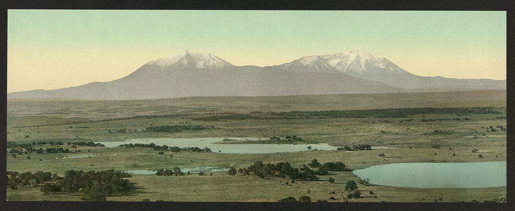 A picture of Colorado. The Spanish Peaks