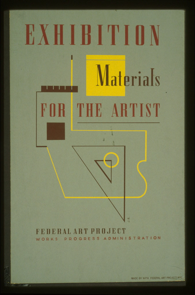 A picture of Exhibition Materials for the artist /