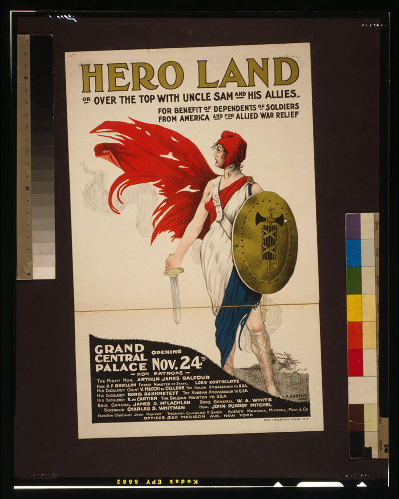 A picture of Hero land, or, over the top with Uncle Sam and his allies