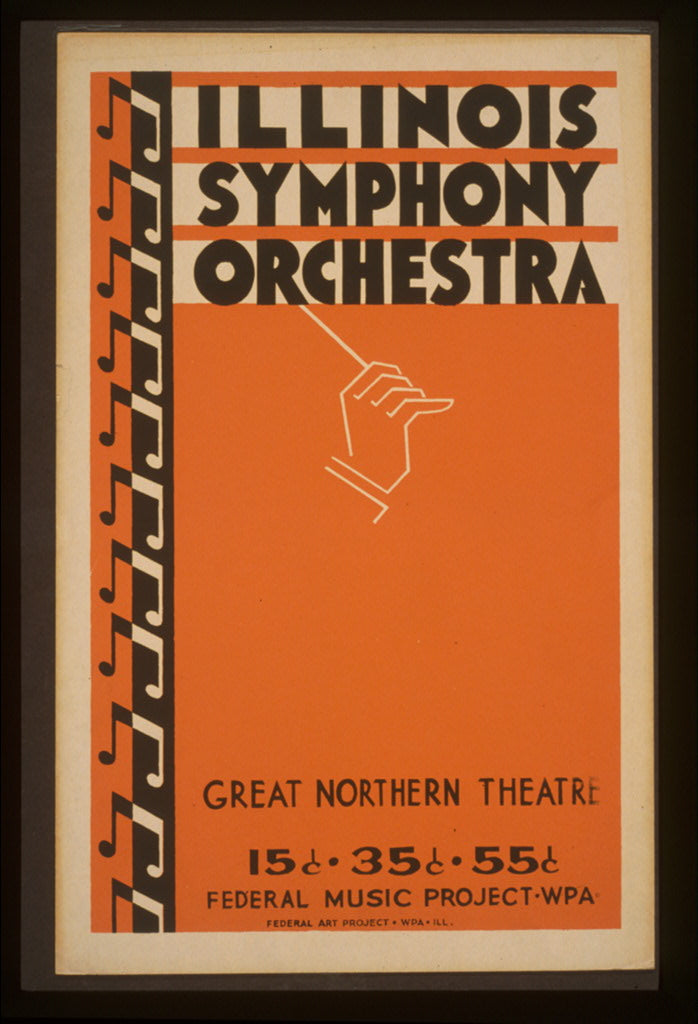 A picture of Illinois symphony orchestra