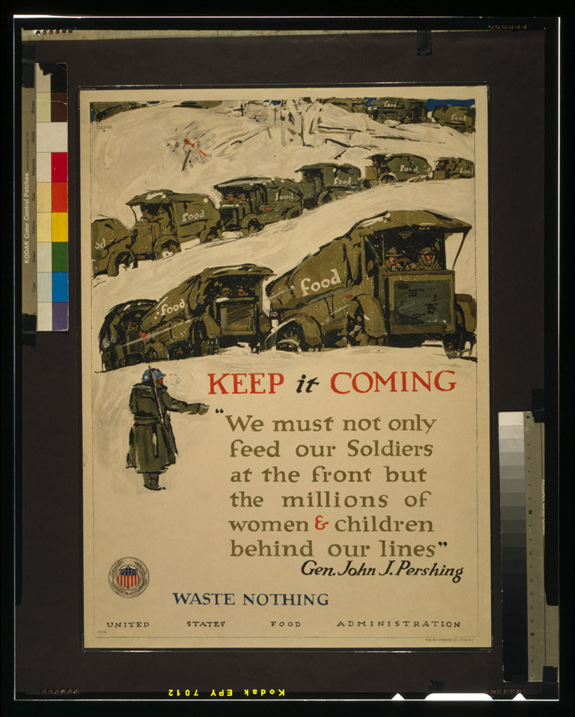 A picture of Keep it coming - waste nothing
