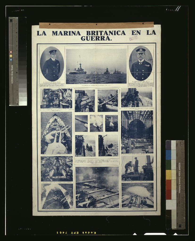 A picture of La marina britanica en la guerra