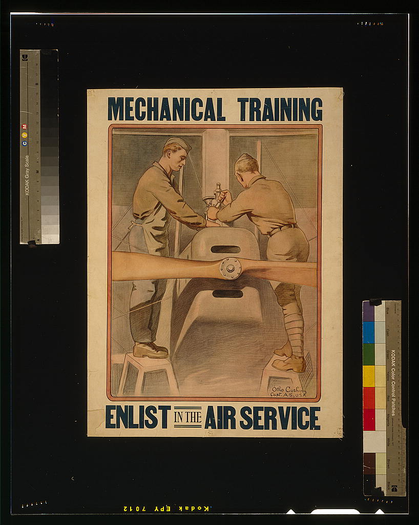A picture of Mechanical training--Enlist in the Air Service