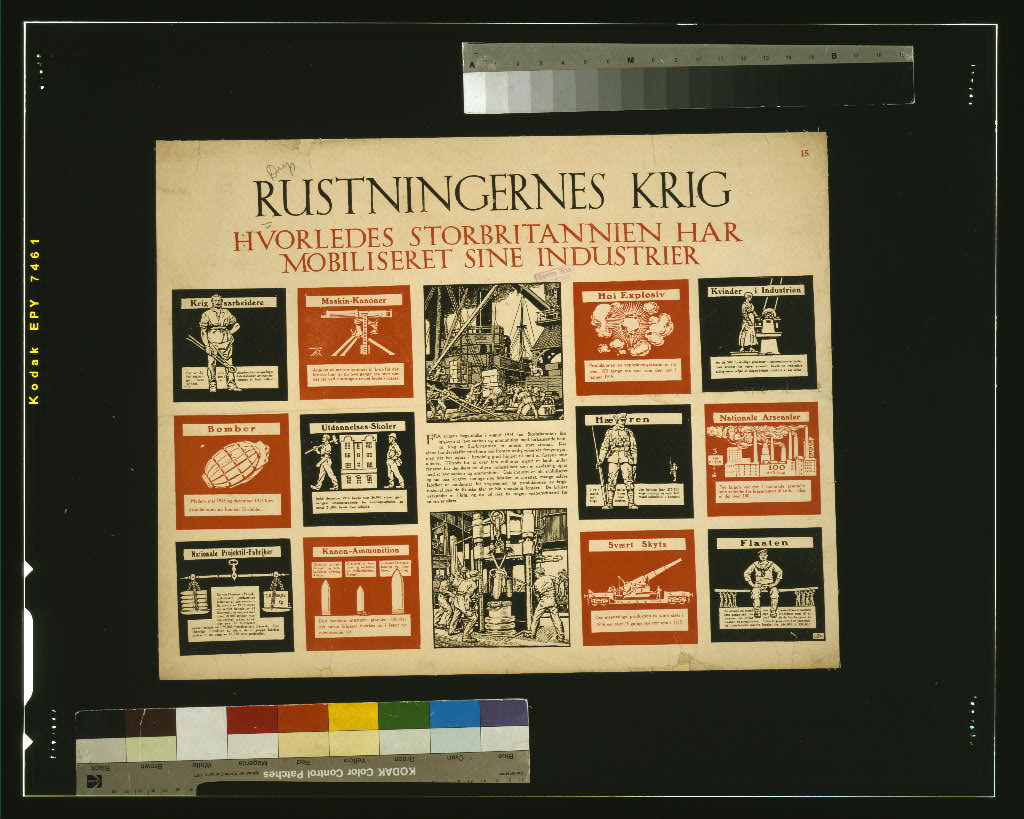 A picture of Rustningernes krig. Hvorledes Storbritannien har mobiliseret sine industrier