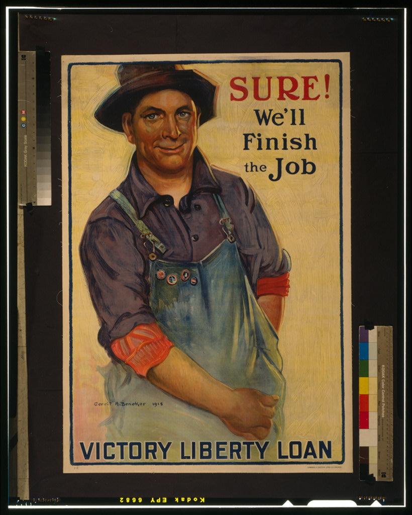 A picture of Sure! We'll finish the job Victory Liberty Loan /