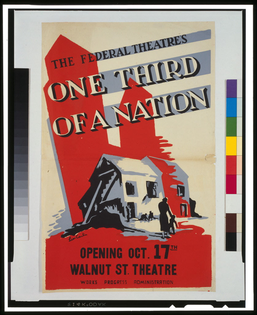 A picture of The Federal Theatre's "One third of a nation"